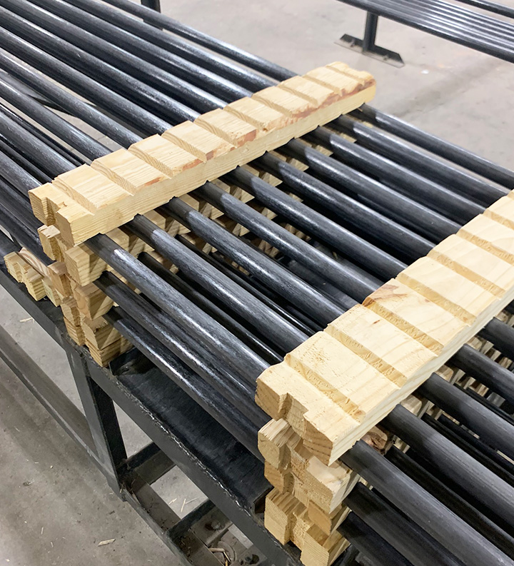 Superod® Makes Its Own Wooden Racks